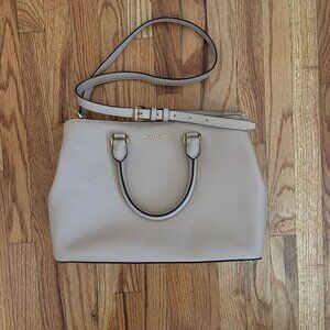 Michael Kors Taupe Satchel Bag